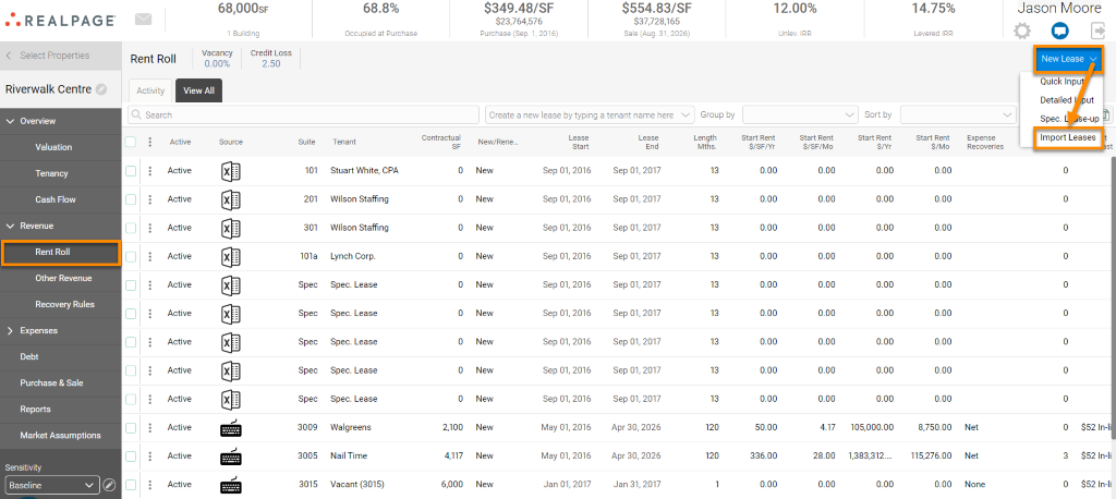 Rent Roll: Import from Excel – RealPage FUEL