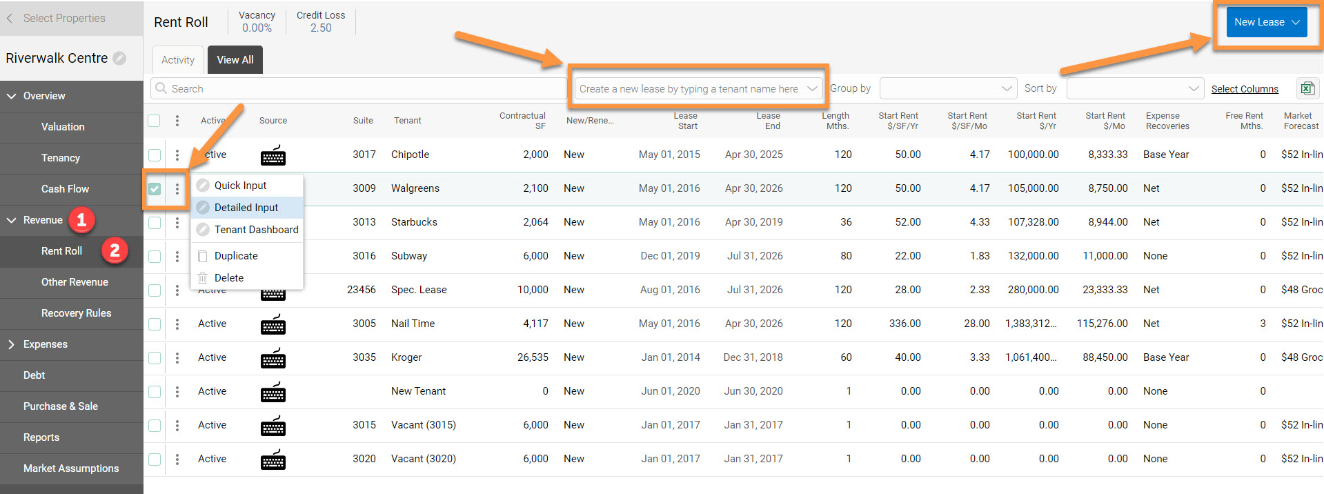 Rent Roll: Manual Input – RealPage FUEL